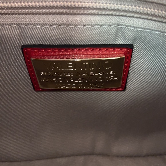 NWT VALENTINO BY MARIO VALENTINO Babette Bonbon Leather Crossbody Red w/dust bag - Picture 10 of 14